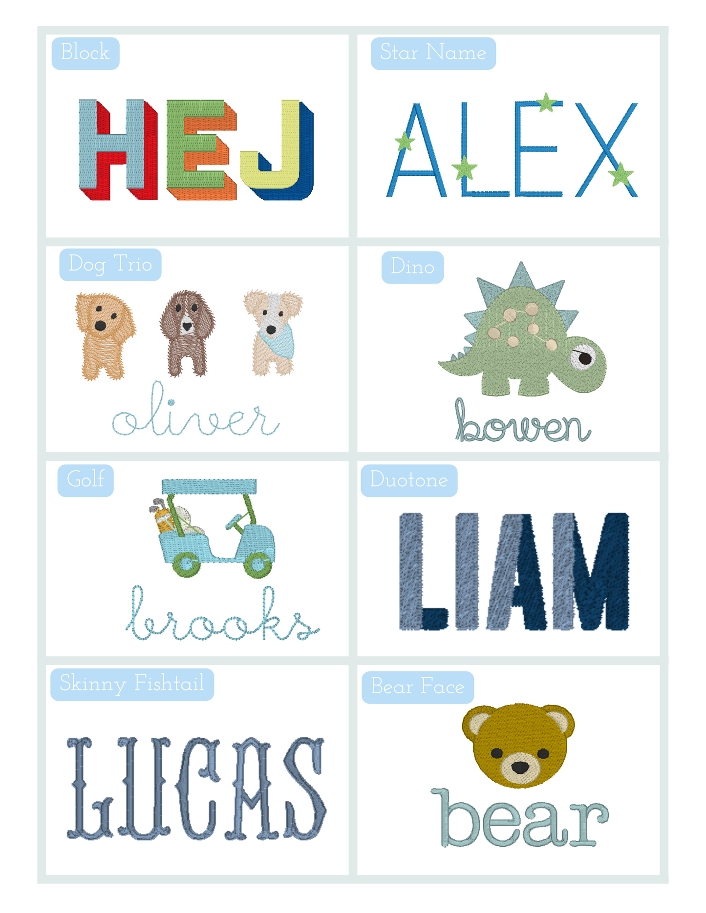 Blue Gingham Baby Bubble