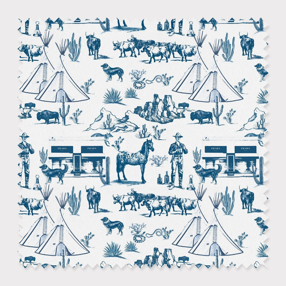Katie Kime Fabric Applique Pillow Cover - 12x20