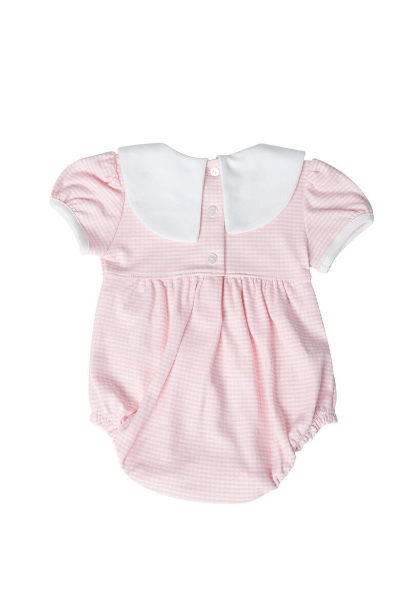 Pink Gingham Baby Bubble