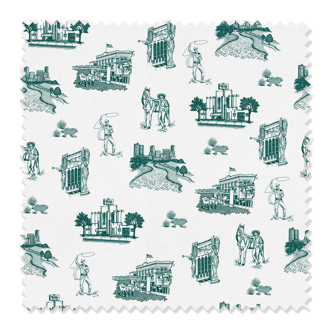Katie Kime Fabric Applique Pillow Cover - 12x20