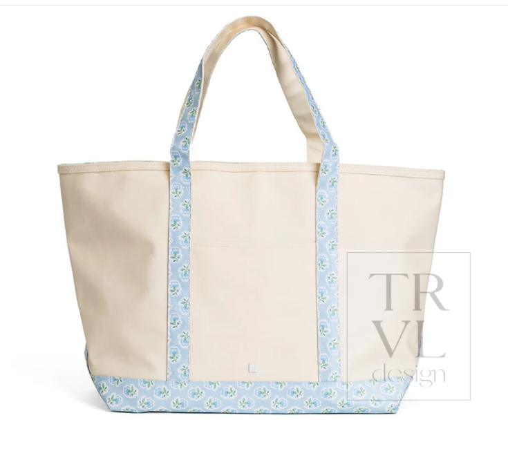 TRVL Coated Canvas Maxi Tote