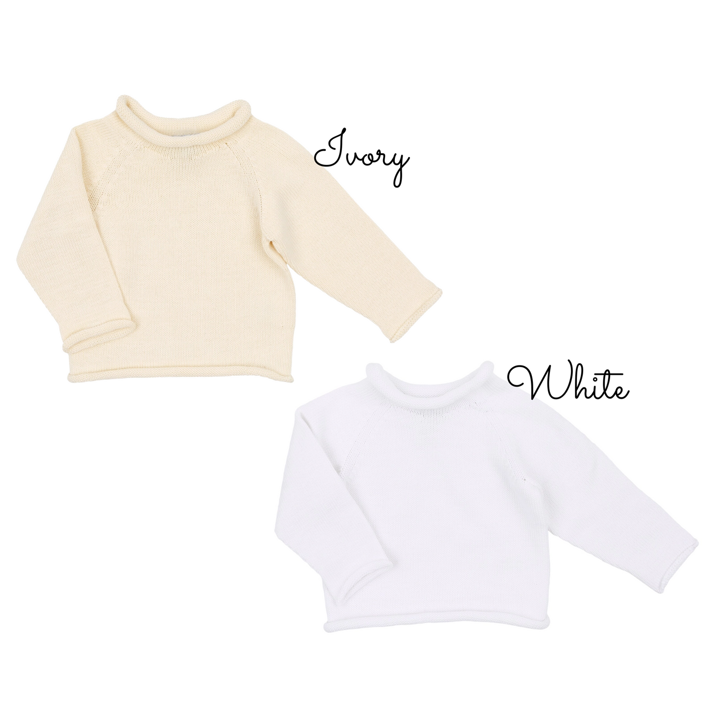 Monogrammed Rollneck Sweater