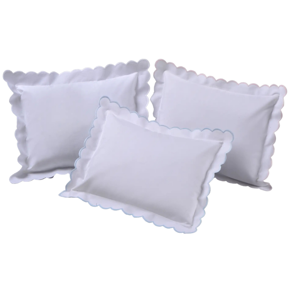 Scallop Edge Nursery Pillow