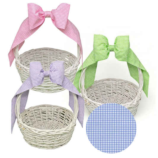 Gingham Basket Bow - PREORDER Shipping by End of March