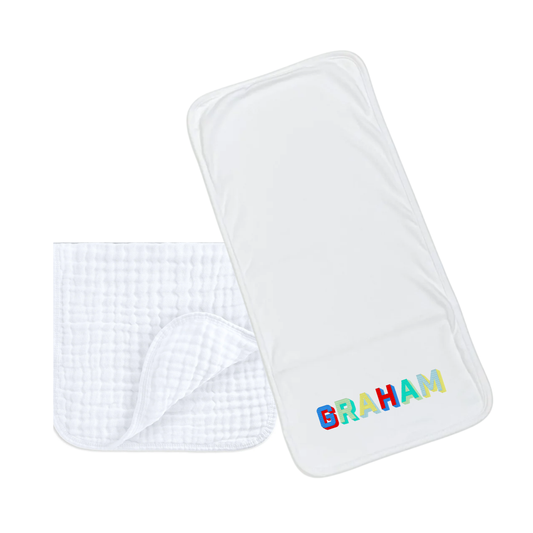 Single Baby Burp Cloth