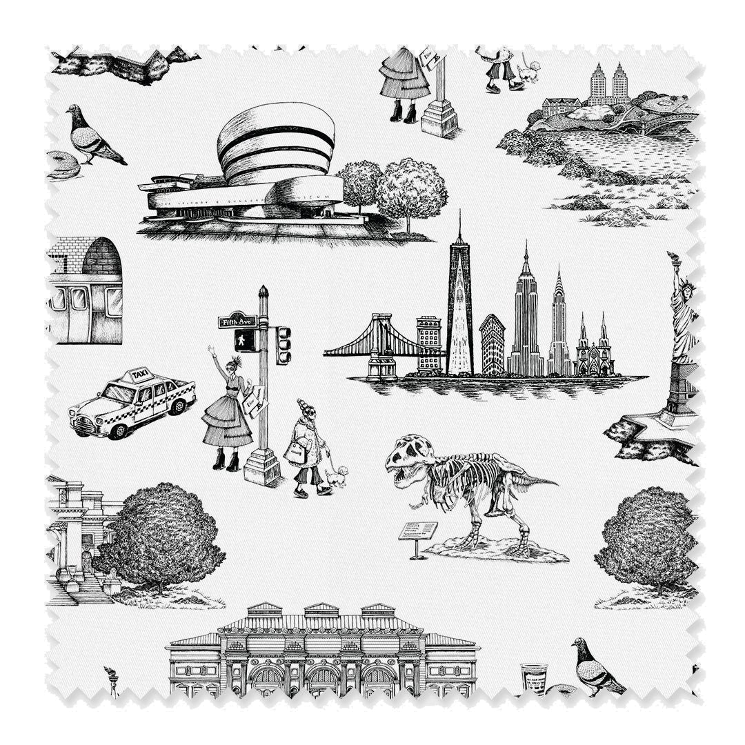 Katie Kime Fabric Applique Pillow Cover - 12x20