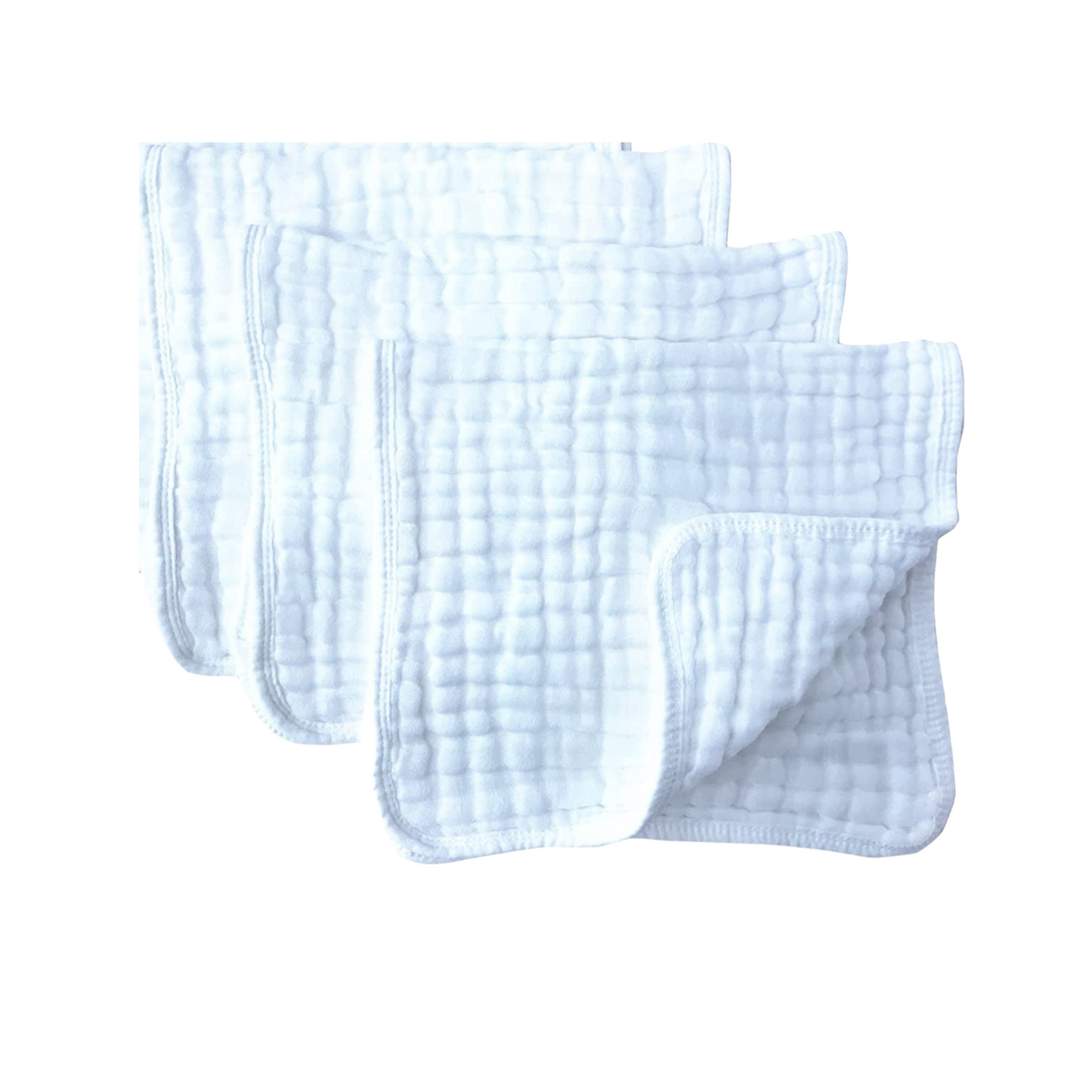 Baby Burp Cloth Trio Set